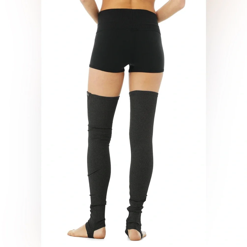 ALO YOGA | ✨NEW✨ Goddess Leg Warmers in Dark Grey Heather